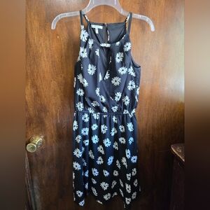 Maurices Black and White Floral Mini Dress